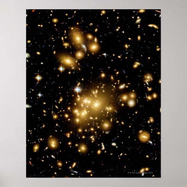 Galaxy Cluster Abell 1689 Poster (Vorne)