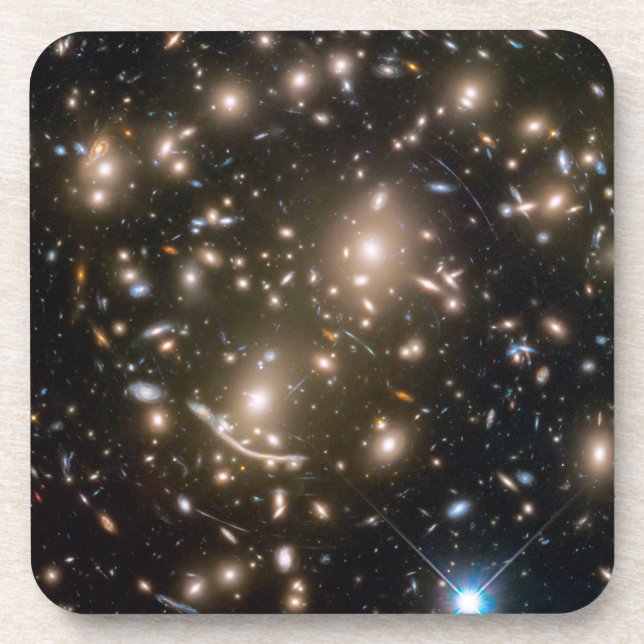 Galaxy Cluster Abell 370 Getränkeuntersetzer (Vorderseite)