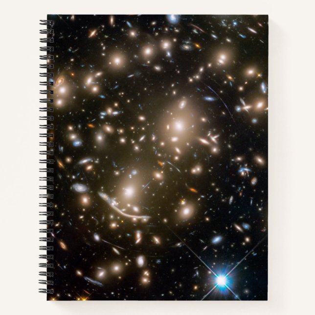Galaxy Cluster Abell 370 Notizbuch (Vorderseite)