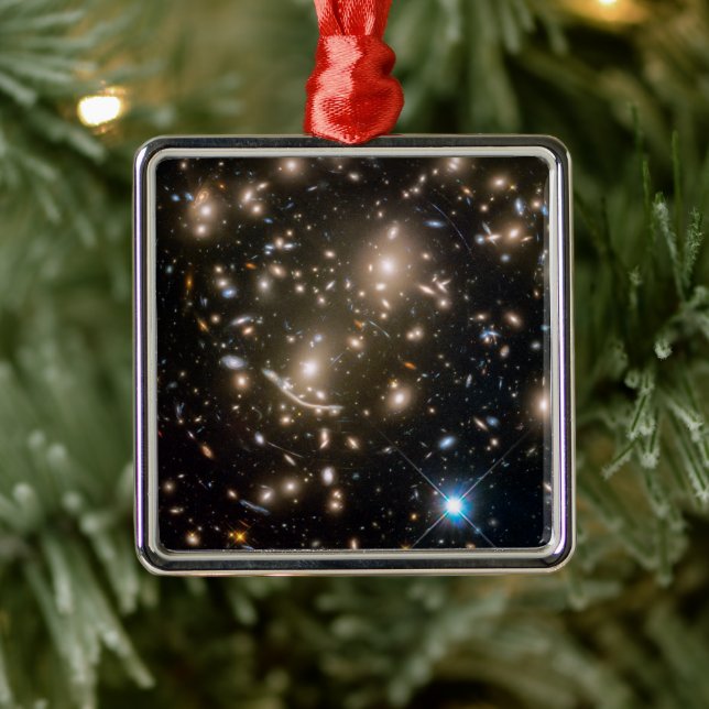 Galaxy Cluster Abell 370 Ornament Aus Metall (Baum)