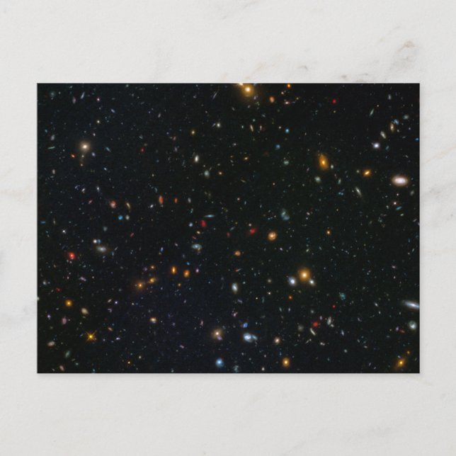 Galaxy Cluster Abell 370 Parallelfeld. Postkarte (Vorderseite)