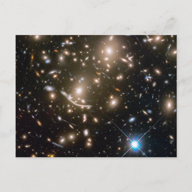 Galaxy Cluster Abell 370 Postkarte (Vorderseite)