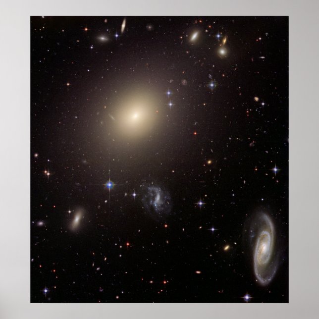 Galaxy Cluster Abell S0740, Poster (Vorne)