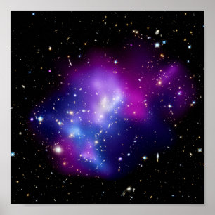 Galaxy Cluster MACS J0717 Foto für den Weltraum Poster