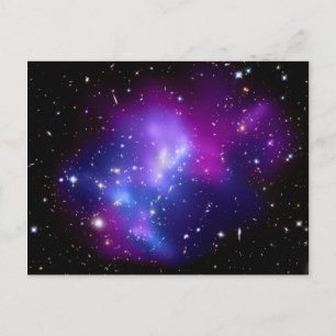 Galaxy Cluster MACS J0717 Space Postkarte