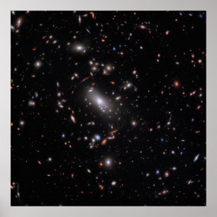 Galaxy Cluster MACS J1423 (NIRCam Image) Poster