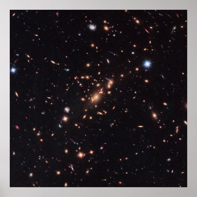Galaxy Cluster Macs J2129-0741 Poster (Vorne)
