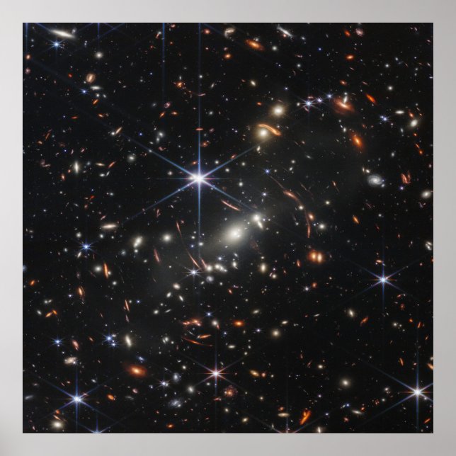 Galaxy Cluster Smacs 0723. Poster (Vorne)