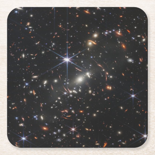 Galaxy Cluster Smacs 0723. Rechteckiger Pappuntersetzer (Vorderseite)