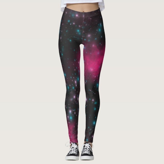 Galaxy Cosmos Star Leggings (Vorderseite)