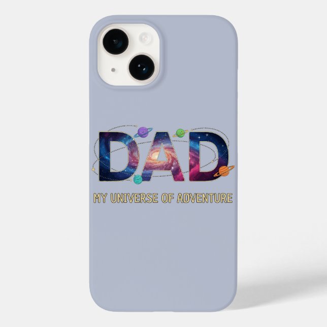 Galaxy Dad Universe Adventure Case-Mate iPhone Hülle (Rückseite)