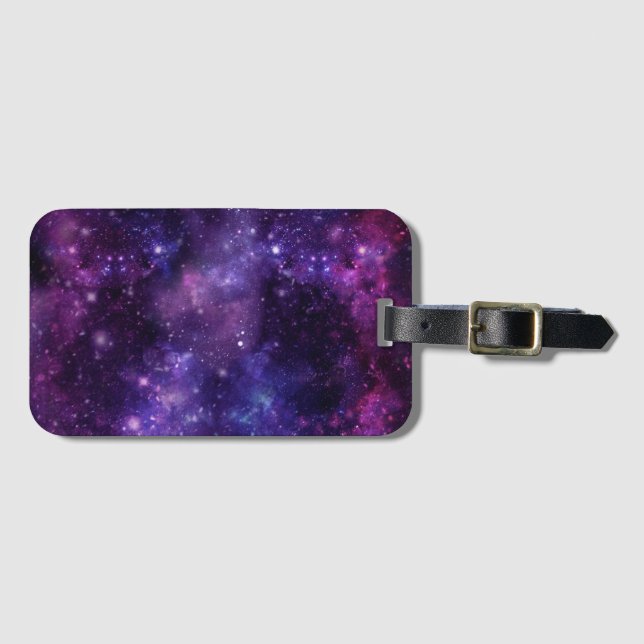 Galaxy Design Luggage Tag Gepäckanhänger (Vorderseite (Horizontal))