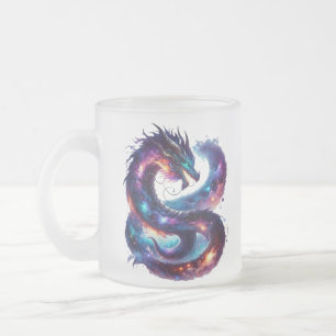 Galaxy Dragon Enamel Tasse, Camping Trinkbehälter, Mattglastasse