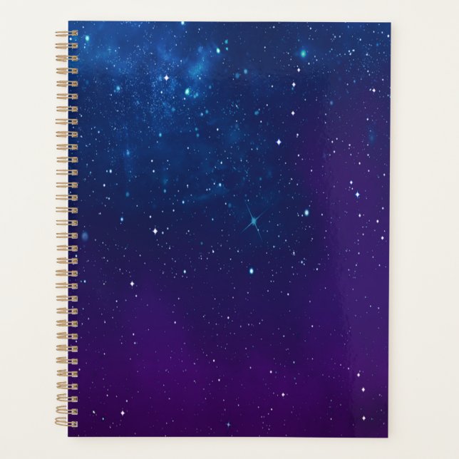 Galaxy Dream Notebook Planer (Vorderseite)
