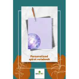 Galaxy Dreams Personalisiertes SpiralNotebook Notizbuch