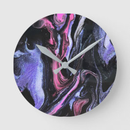 Galaxy Drift Runde Wanduhr