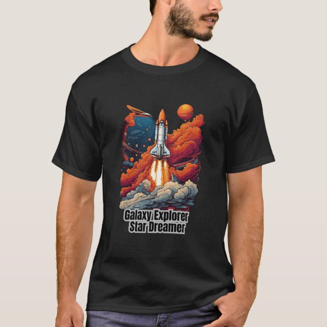 Galaxy Explorer, Star Dreamer - Space T - Shirt (Vorderseite)