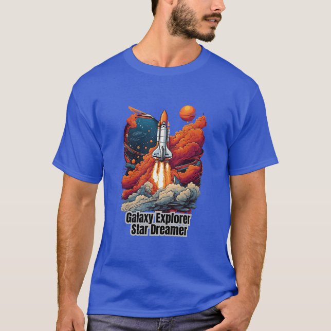 Galaxy Explorer, Star Dreamer - Space T - Shirt (Vorderseite)