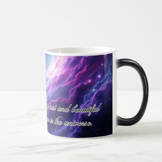 Galaxy Explosion Magische Tasse - Entdecken Sie Ih (Rechts)