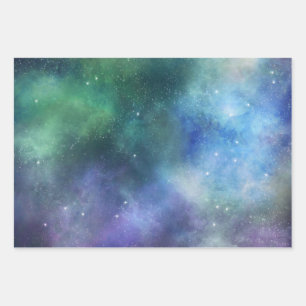 Galaxy Fan, Boys Girls & Kids, Space, Star Lover Geschenkpapier Set