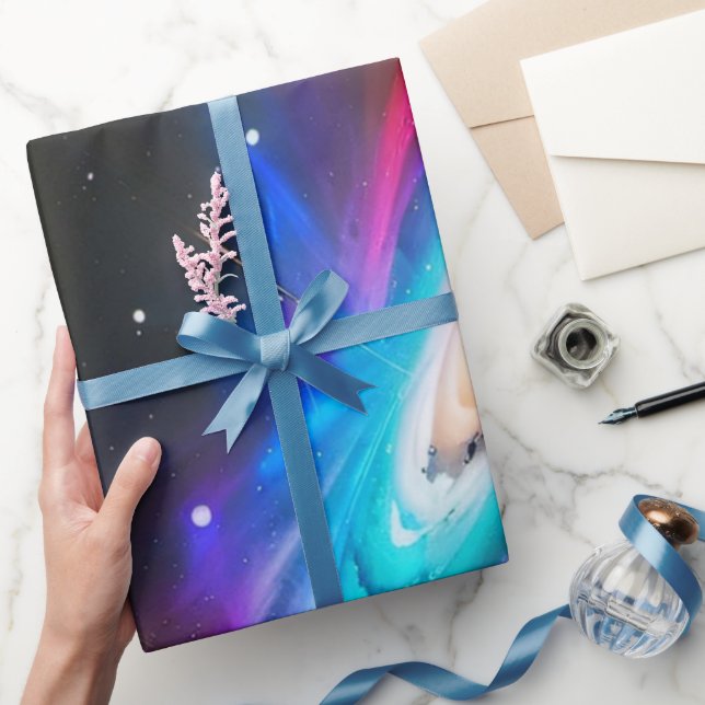 Galaxy Fantasy Birthday Geschenkpapier (Schenken)