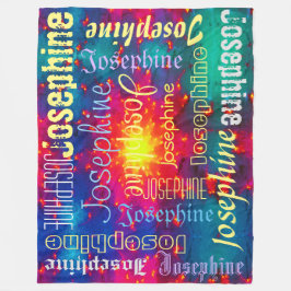 Galaxy Farbstoff Krawatte Sunburst Personalisiert  Fleecedecke