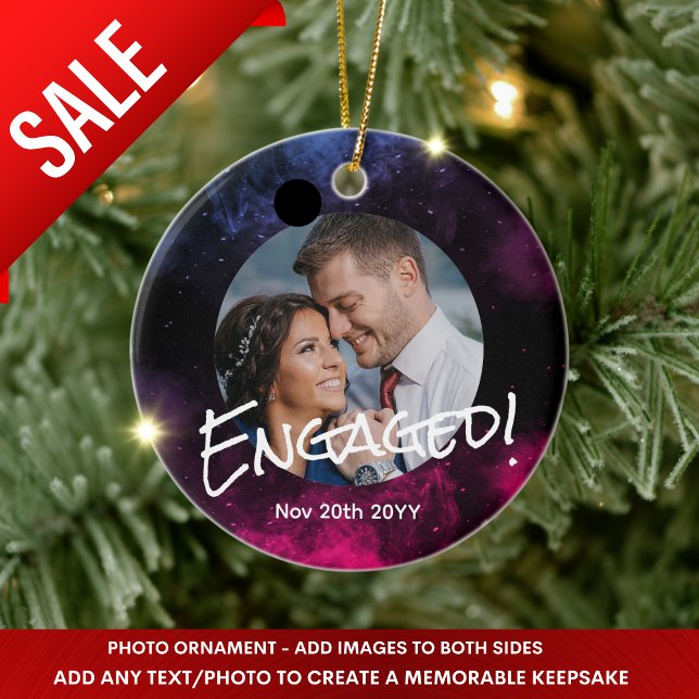 Galaxy FOTO Weihnachtsdekoration Minimal Moderne Keramik Ornament (Von Creator hochgeladen)