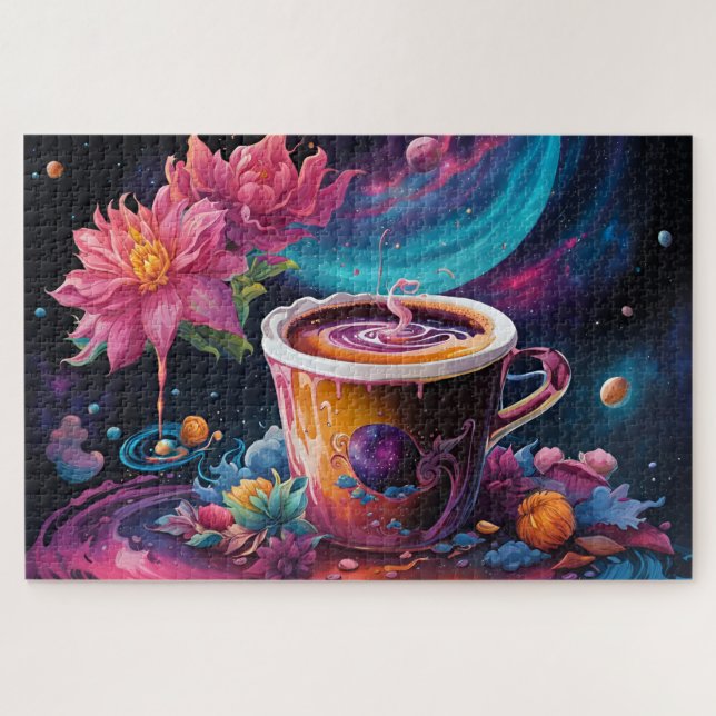 Galaxy Garden-Kaffee Puzzle (Horizontal)