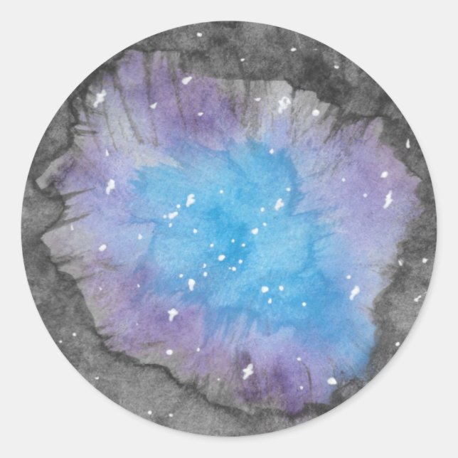 Galaxy Geode Stickers (Vorderseite)