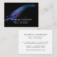 Galaxy Glitzer Business Card
