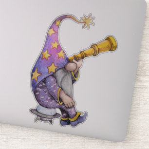 Galaxy Gnome Aufkleber