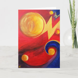 Galaxy - Greeting Card Karte