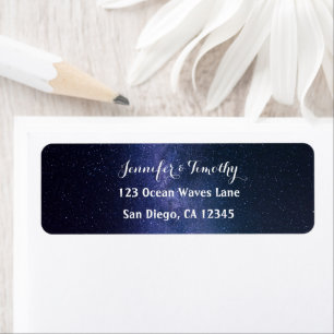 Galaxy-Hochzeit Celestial Universum Sterne Elegant