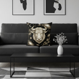 Galaxy Home Decor Taurus Zodiac Celestial Kissen