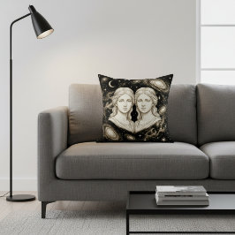 Galaxy Home Dekor Zwillinge Zodiac Sternenbild Kissen