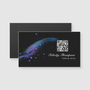 Galaxy Imitats Glitzer QR Code Magnetkarte