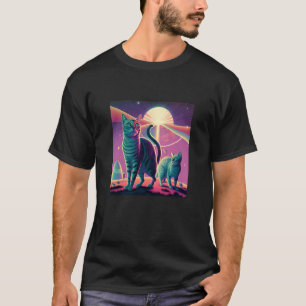 Galaxy Kittens Katze UFO Katze im Weltraum 3 T-Shirt