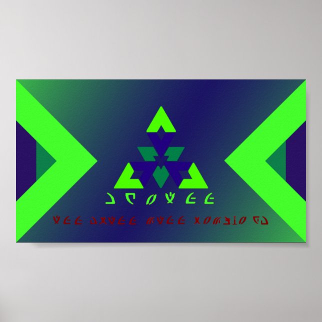 Galaxy Kneall Flag Poster (Vorne)