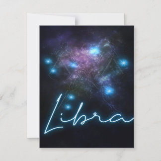 Galaxy Libra Zodiac - Funny Libra Zodiac Lover Ges Einladung