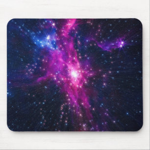 Galaxy Lila Kreuzgalaxie Mousepad