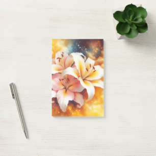 Galaxy Lilies Post It Notes Post-it Klebezettel