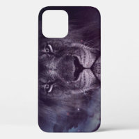 Galaxy Lion Face Art Wallpaper