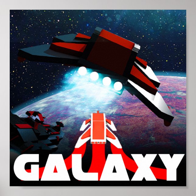 Galaxy Logo Poster (Vorne)