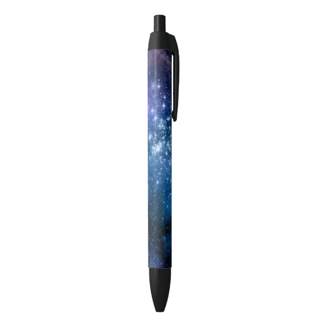 Galaxy Lovers Starry Space Blue Sky White Glitzern Kugelschreiber (Unterseite (Vertikal))