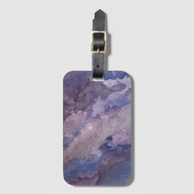 Galaxy Luggage Tag Gepäckanhänger (Vorderseite Vertikal)