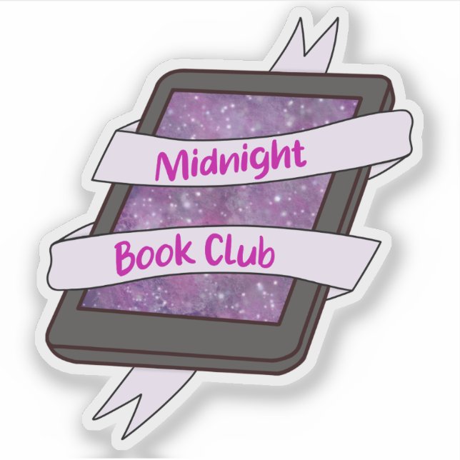 Galaxy Midnight Buchclub Kindle Aufkleber (Vorderseite)