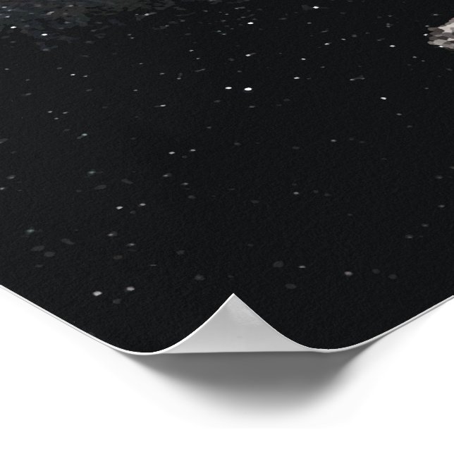Galaxy Mining Wasp Poster (Ecke)