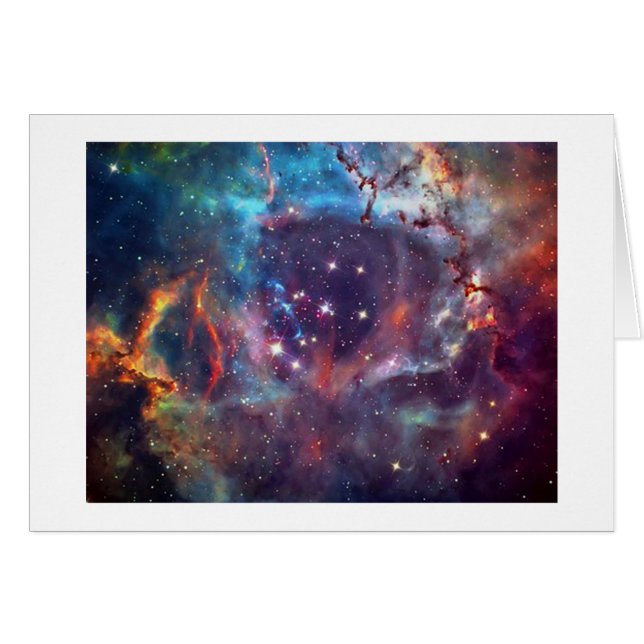 Galaxy Nebula Raumbild. (Vorderseite (Horizontal))