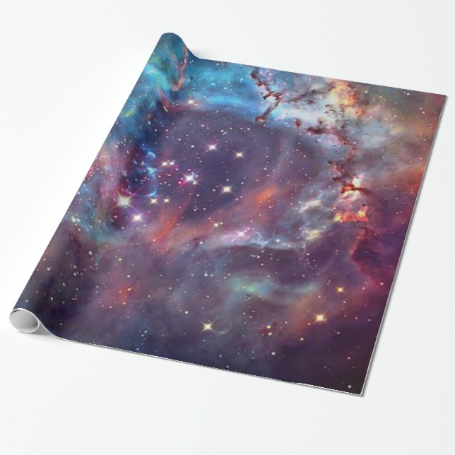 Galaxy Nebula Raumbild. Geschenkpapier (Ungerollt)
