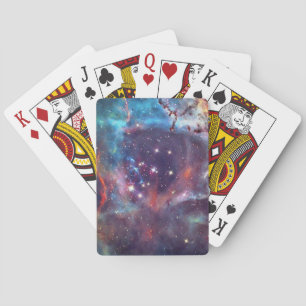 Galaxy Nebula Raumbild. Spielkarten